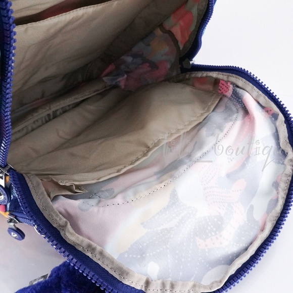 NWT Kipling BP4361 Seoul Go Backpack Laptop Travel Bag Nylon Dazzling Lily Multi - Picture 5 of 12